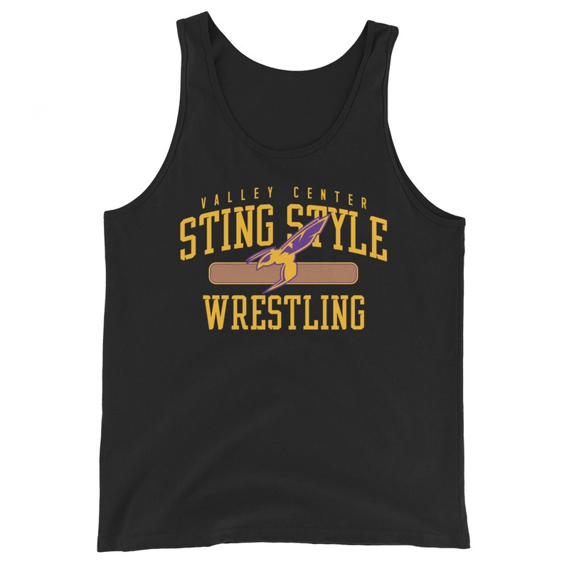 Valley Center Wrestling Club Banner Mens Staple Tank Top