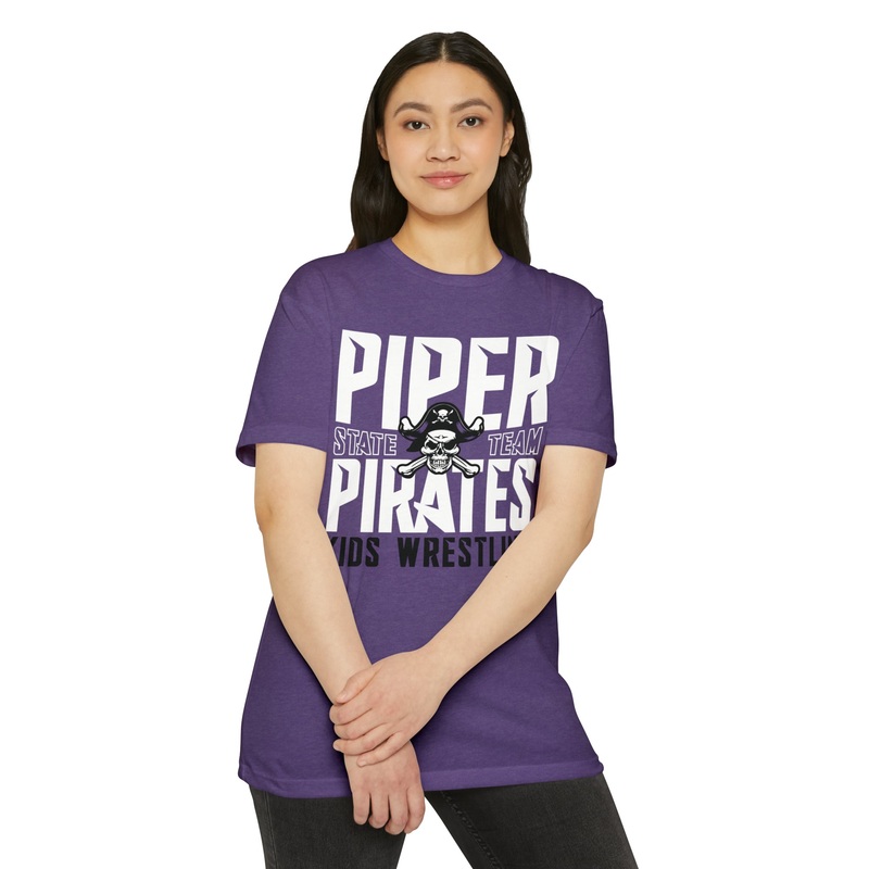 Piper Kids State Wrestling 2023 Next Level Unisex CVC Jersey T-shirt