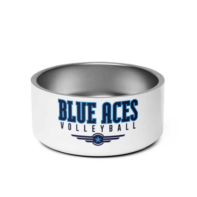 Wichita East High School Volleyball All Over Print Pet bowl
