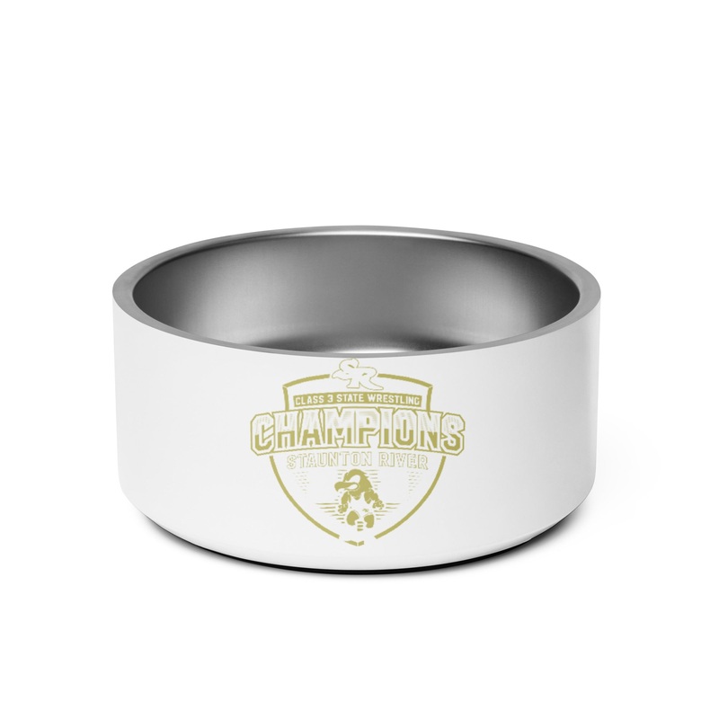 Staunton River State Champs All Over Print Pet bowl
