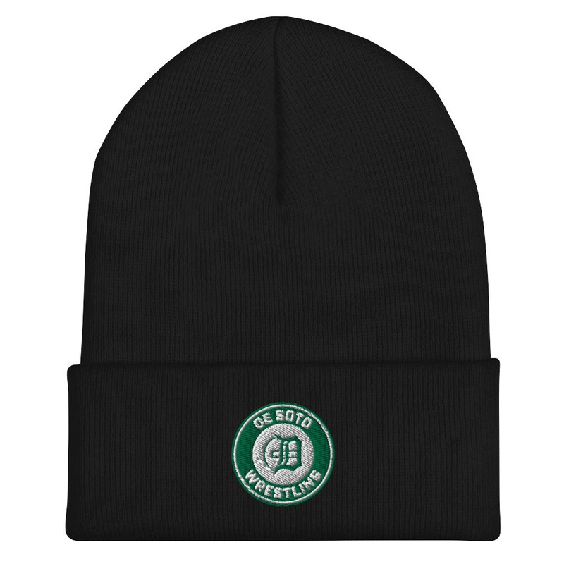 De Soto High School Wrestling Cuffed Beanie