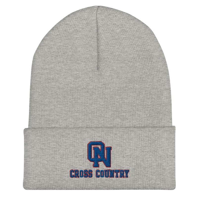 ONXC Cuffed Beanie|Heather Grey|White