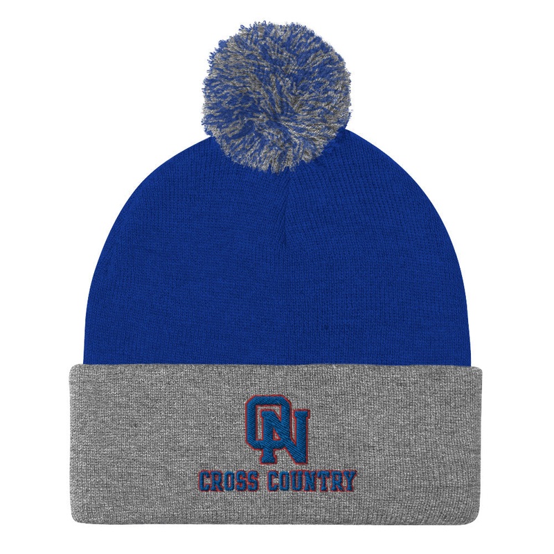 ONXC Pom-Pom Beanie|Royal/ Heather Grey|Dark Heather Grey/ Red|Heather Grey