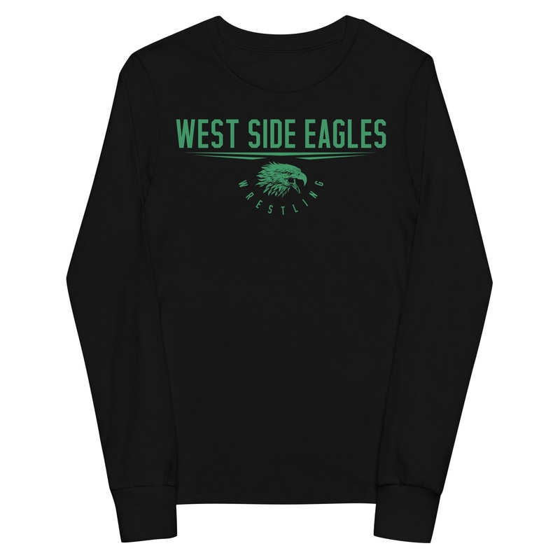West Side Eagles Wrestling 2023 Youth Long Sleeve Tee