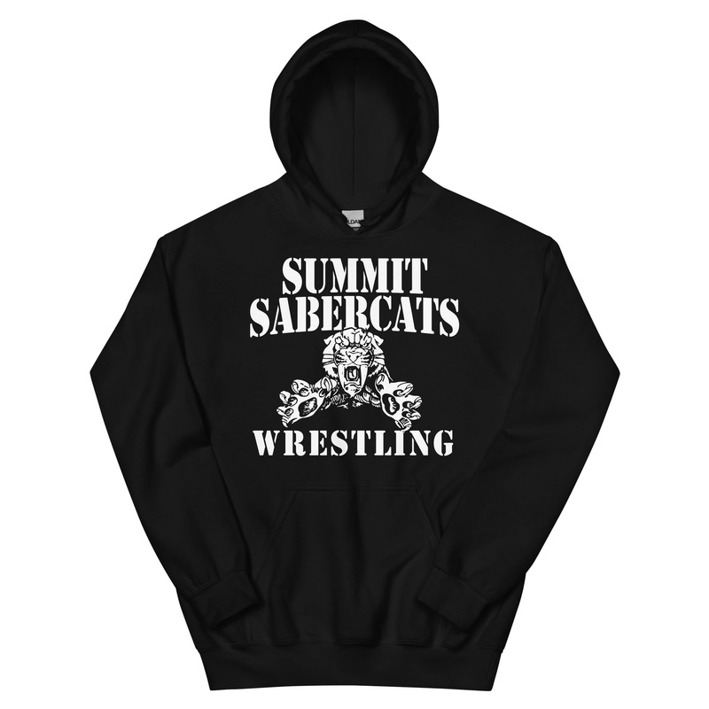 Summit Trail Middle School Wrestling  Front Design Only Unisex Heavy Blend Hoodie