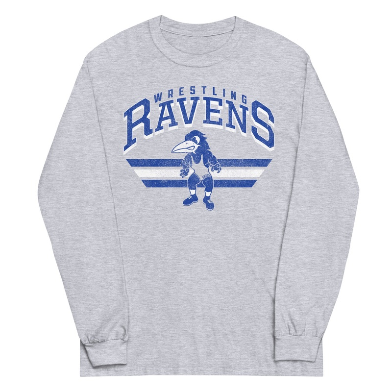 Olathe Northwest Wrestling Ravens Mens Long Sleeve Shirt