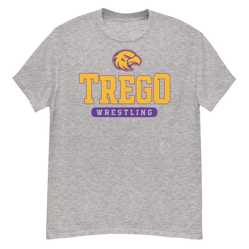 Trego Community High School Wrestling Mens Classic Tee