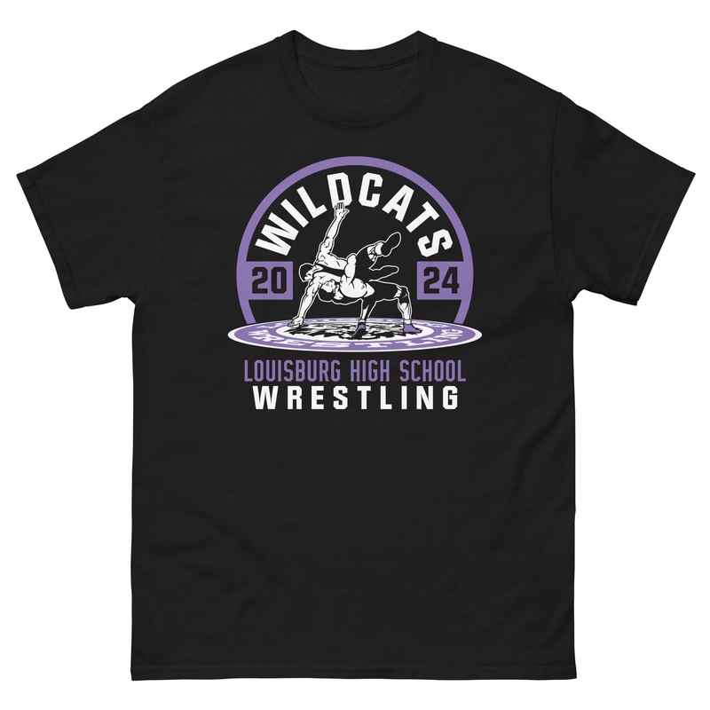 Wildcat Wrestling (Front Only) 2024 Men’s classic tee