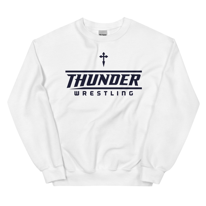 St. James Wrestling (Front Design Only) Unisex Crew Neck Sweatshirt