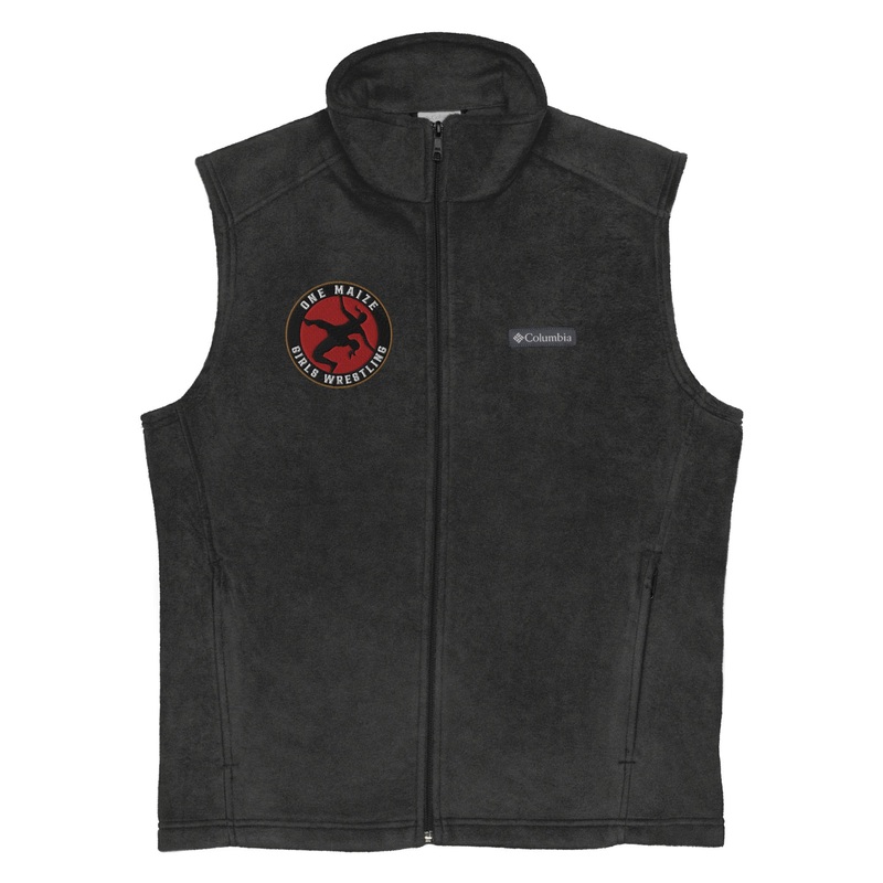 OneMaize Girls Wrestling Mens Columbia fleece vest