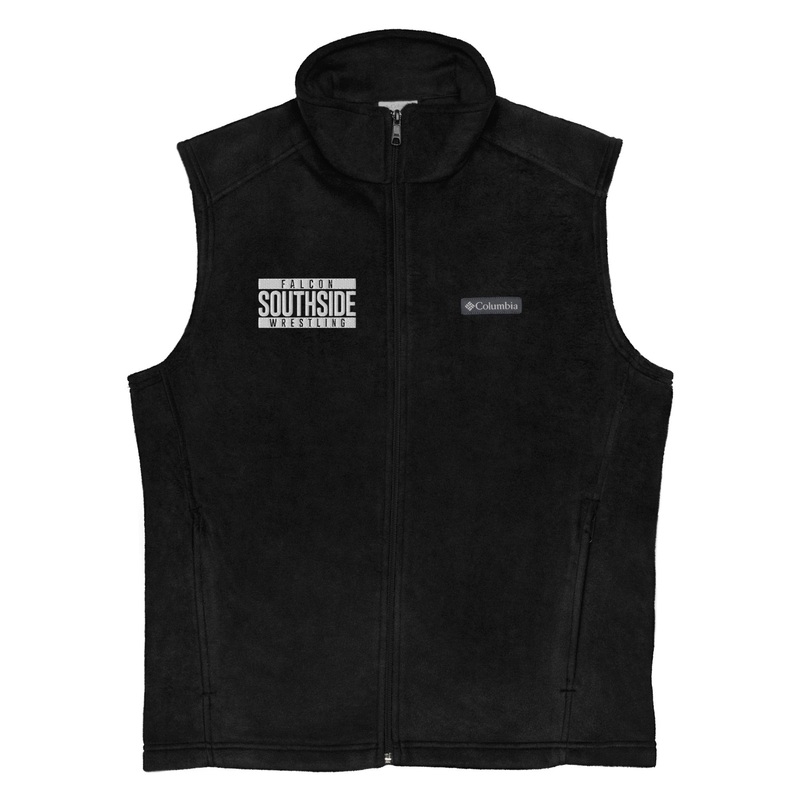 Olathe South Wrestling Mens Columbia Fleece Vest