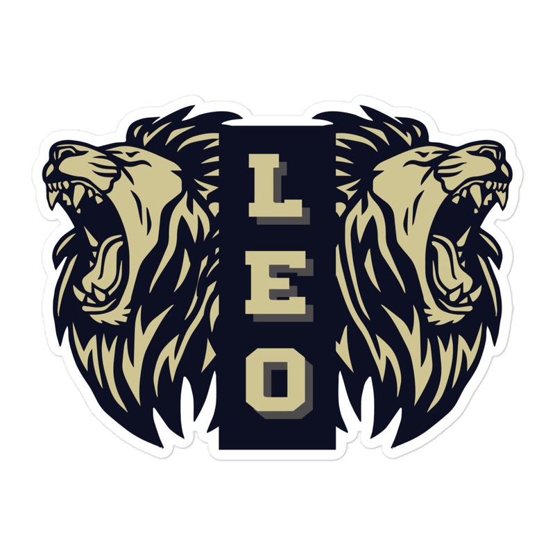 Tappan Zee HS LEO Club Bubble-free stickers