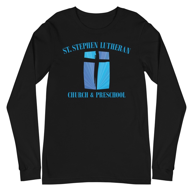 St. Stephen Lutheran Church Full Logo Unisex Long Sleeve Tee