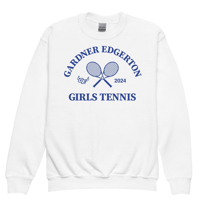 Gardner Edgerton Tennis Youth Crewneck Sweatshirt