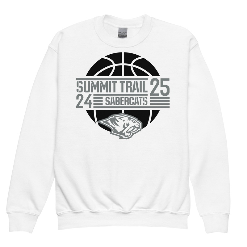 Summit Trail Middle School Basketball Youth Crewneck Sweatshirt