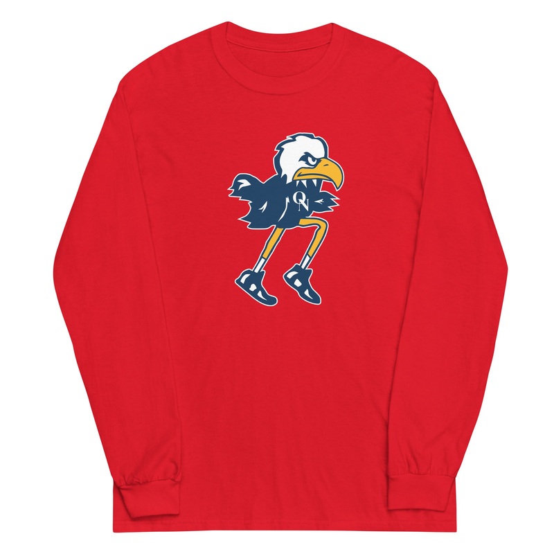 Olathe North XC Old School Mascot Mens Long Sleeve Shirt