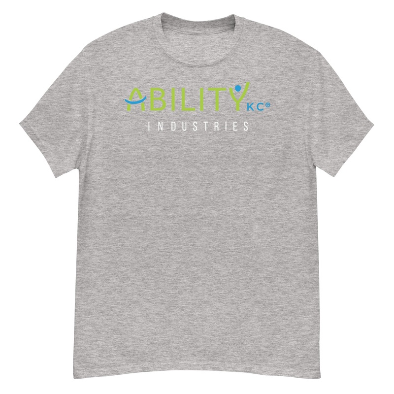 Ability KC Mens Classic Tee|S|M|L|XL|2XL|3XL|4XL|5XL