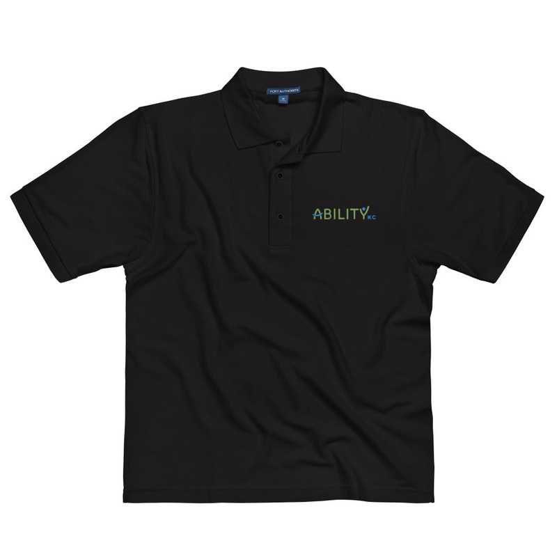 Ability KC Premium Polo Shirt|Black|Navy|Cool Heather|S|M|L|XL|2XL|3XL|4XL|5XL