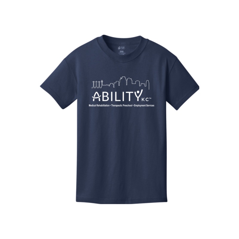 ABILITY KC Port & Company – Youth Core Cotton Tee. PC54Y