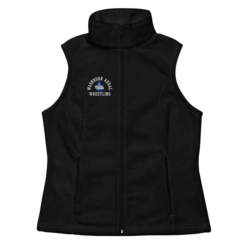 Washburn Rural Wrestling Womens Columbia fleece vest