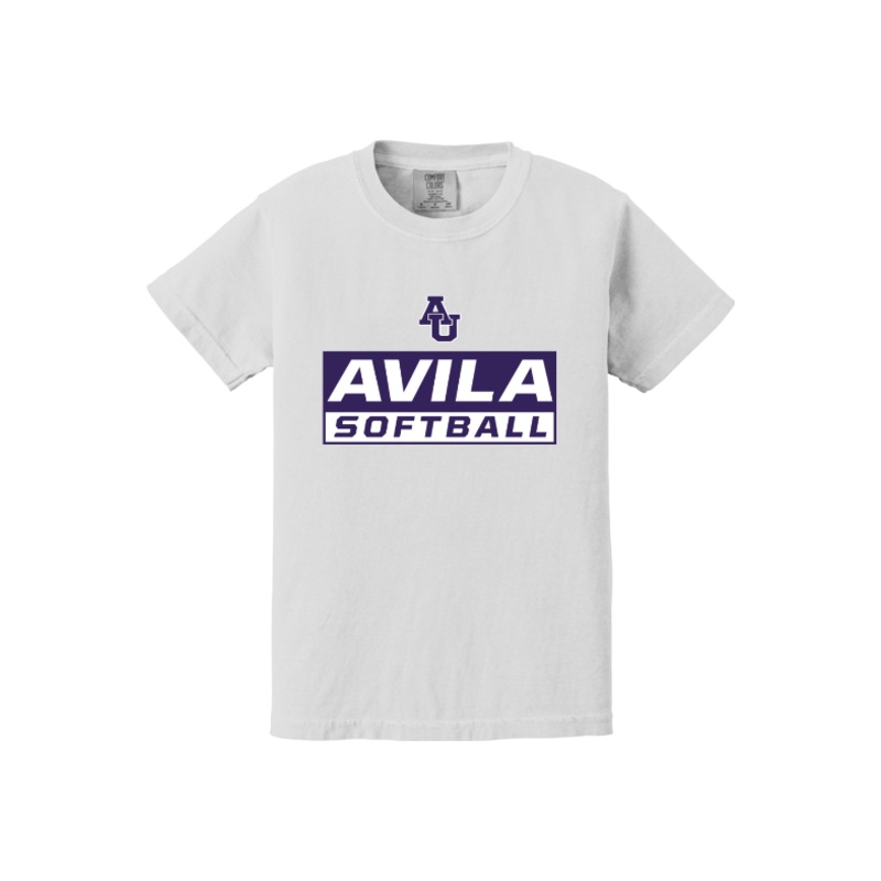 Avila Softball Comfort Colors Garment-Dyed Youth Heavyweight T-Shirt