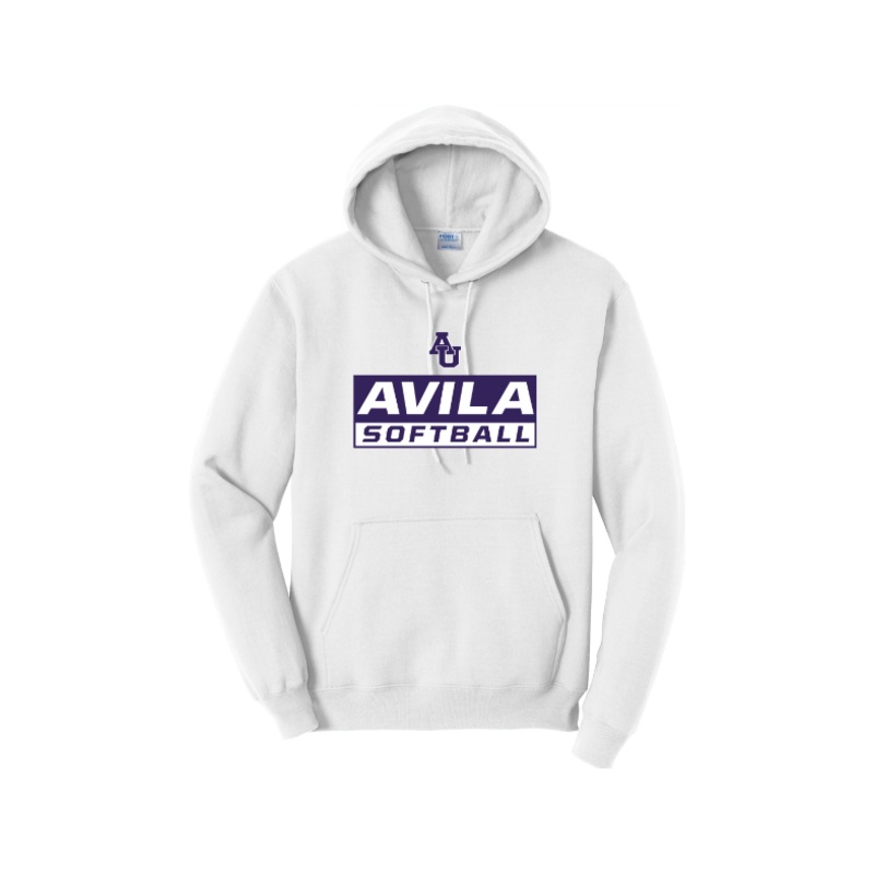 Avila Softball Port & Company – Core Fleece Pullover Hooded Sweatshirt. PC78H