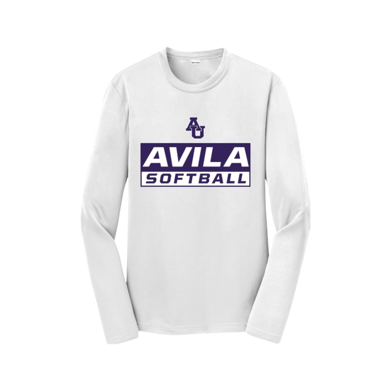 Avila Softball Sport-Tek Youth Long Sleeve PosiCharge Competitor Tee. YST350LS