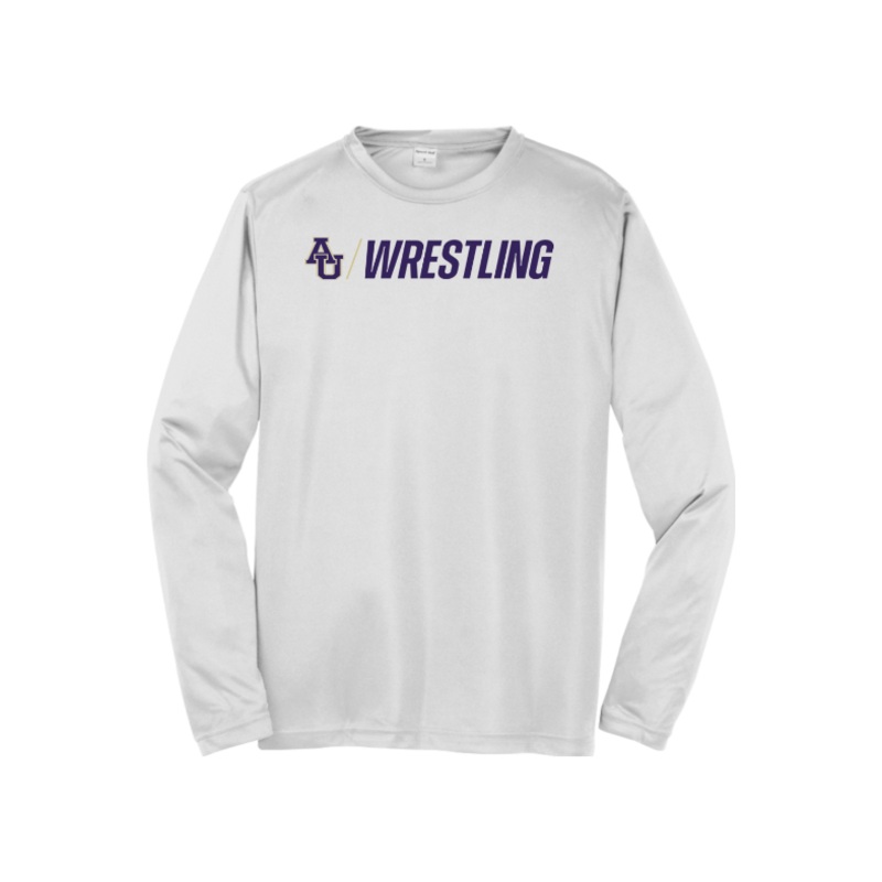 Avila Men’s Wrestling Sport-Tek Long Sleeve PosiCharge Competitor Tee. ST350LS