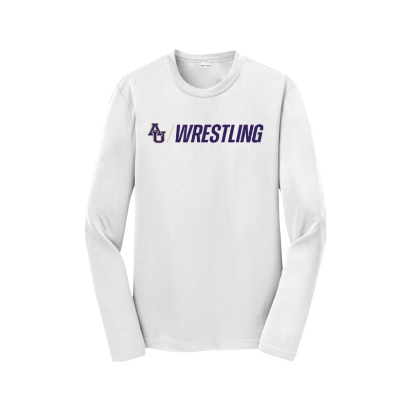 Avila Men’s Wrestling Sport-Tek Youth Long Sleeve PosiCharge Competitor Tee. YST350LS