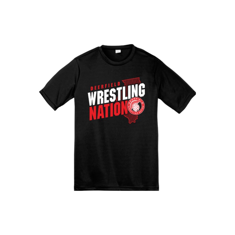 Deerfield High School Sport-Tek Youth PosiCharge Competitor Tee. YST350