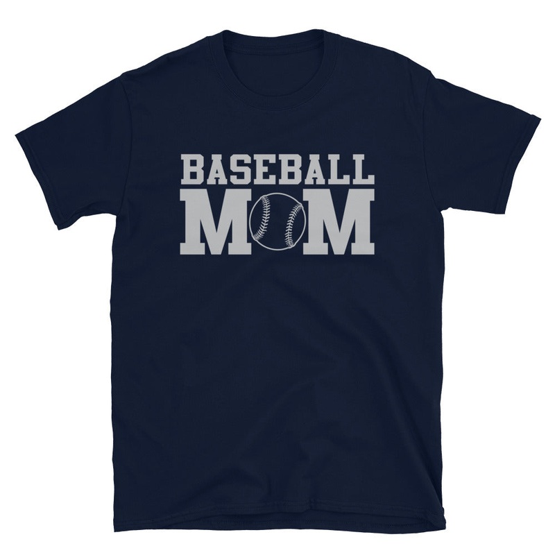 OT Baseball and Softball League – Baseball Mom Short-Sleeve Softstyle Unisex T-Shirt