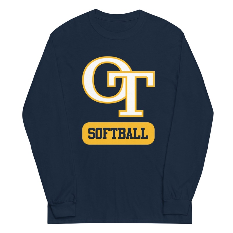 OT Baseball and Softball League – Softball Mens Long Sleeve Shirt