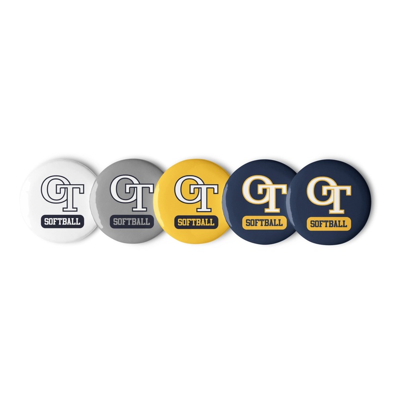 OT Baseball and Softball League – Softball Set of pin buttons