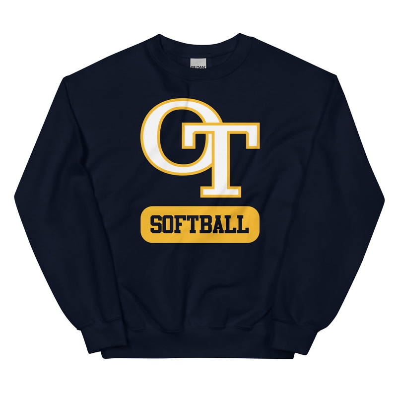 OT Baseball and Softball League – Softball Unisex Crew Neck Sweatshirt
