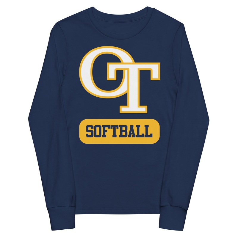 OT Baseball and Softball League – Softball Youth Long Sleeve Tee