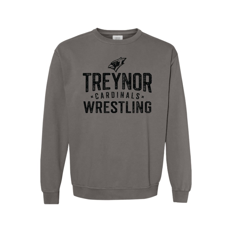 Treynor Wrestling Comfort Colors Garment-Dyed Sweatshirt
