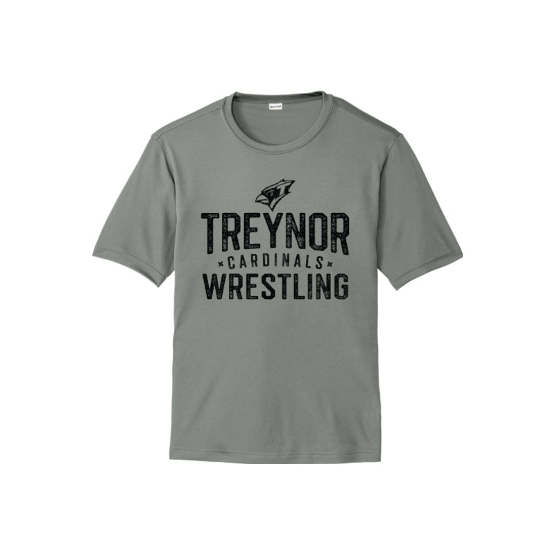 Treynor Wrestling Sport-Tek PosiCharge Competitor Tee. ST350