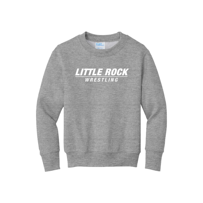 University of Arkansas at Little Rock – Wrestling Port & Company – Youth Core Fleece Crewneck Sweatshirt. PC90Y