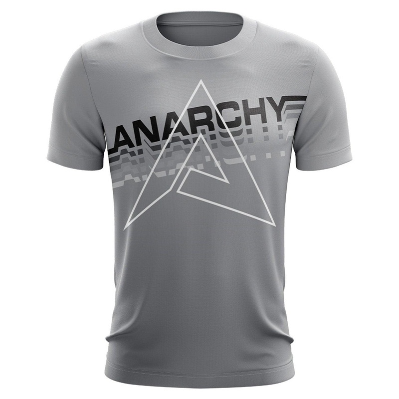 Anarchy Bat Company Short Sleeve Shirt – (Gray/New Logo Fade)