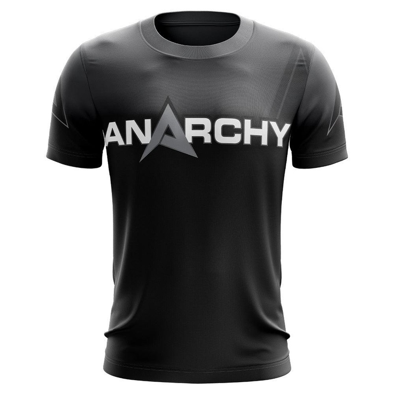 Anarchy Bat Company Short Sleeve Shirt – Grey/Black Fade