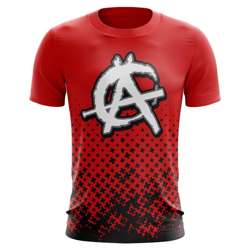 Anarchy Bat Company Short Sleeve Shirt – (Red/Black)