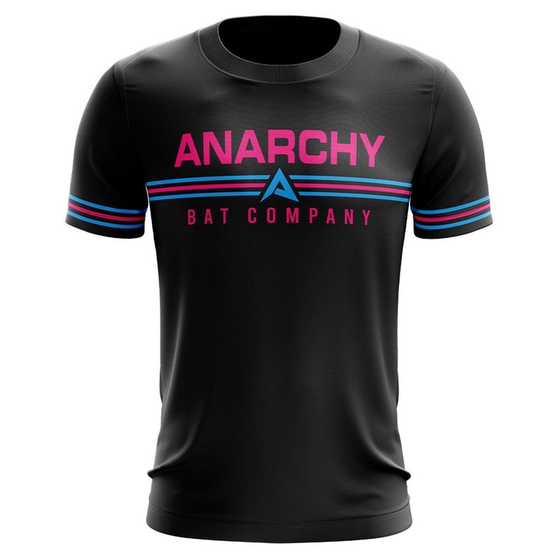 Anarchy Bat Company Short Sleeve Shirt – Retro (Black/Pink/Carolina)