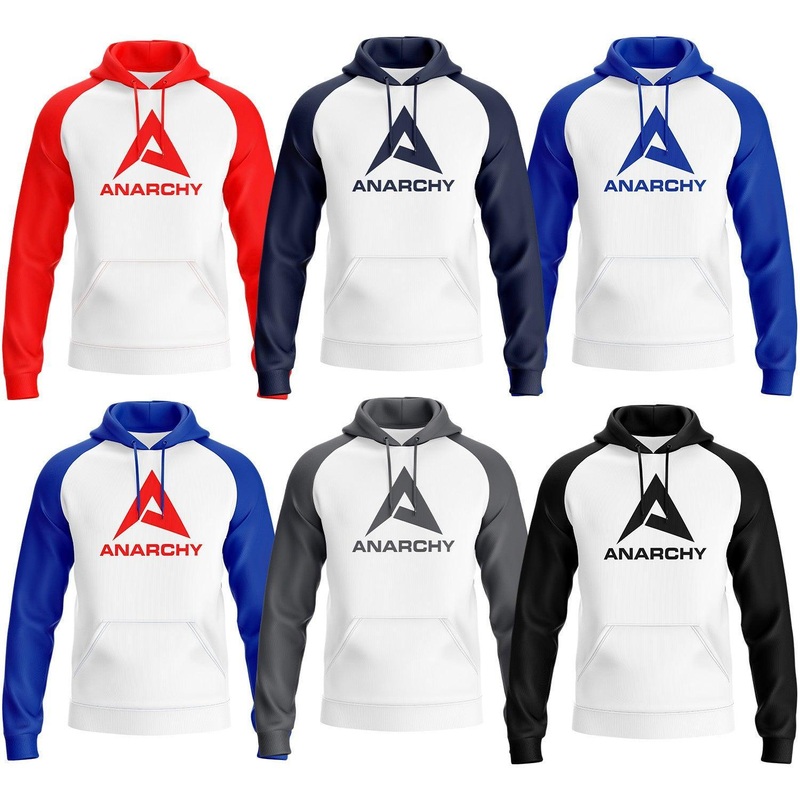 Anarchy New A Logo Defender Fleece Hoodie (White)