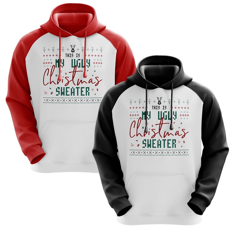 Ugly Christmas Sweater – Defender Fleece Hoodie (Mens)