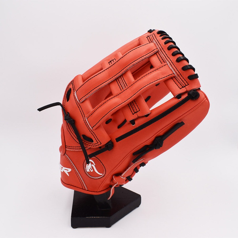 Viper Japanese Kip Leather Slowpitch Softball Fielding Glove – Red
