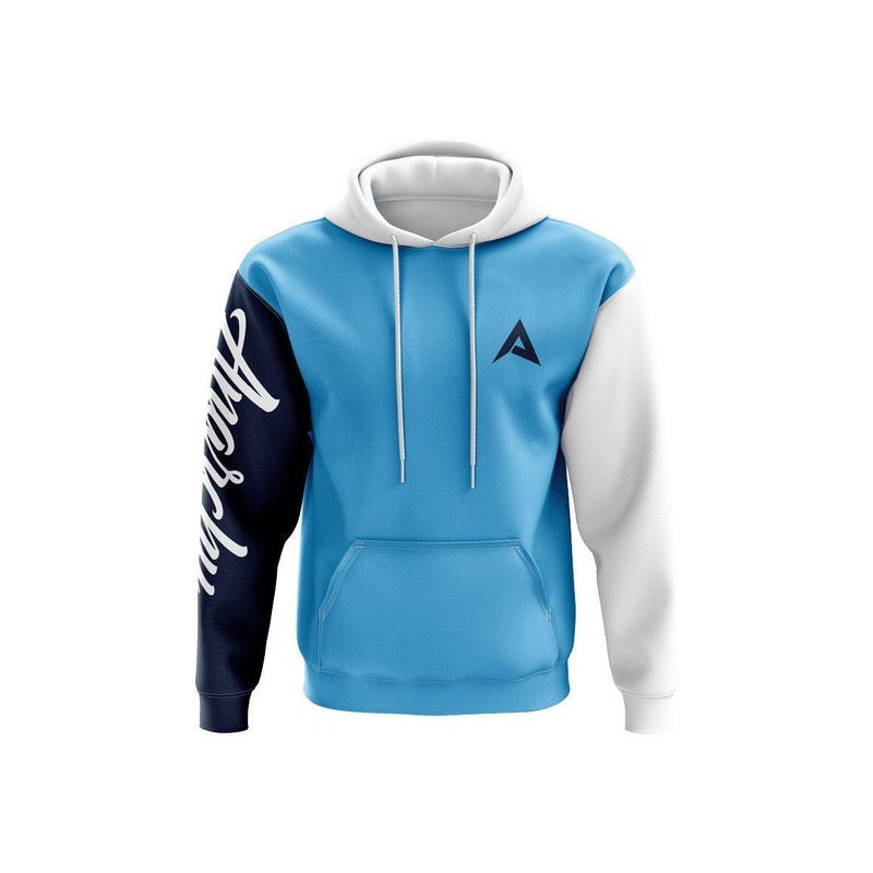 Anarchy Fleece Hoodie – Carolina/White/Navy