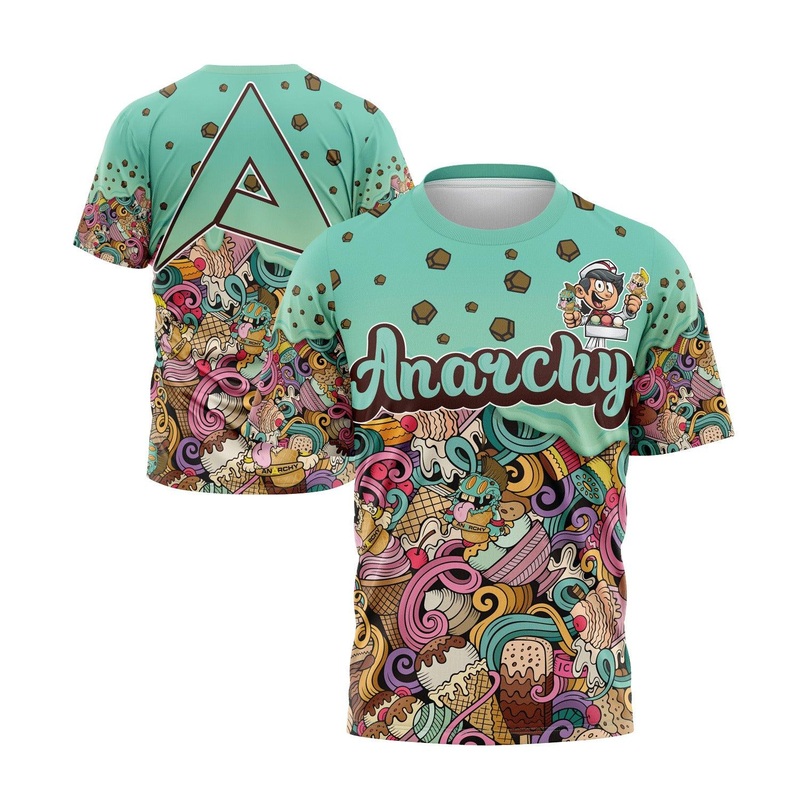 Anarchy Bat Company Short Sleeve Shirt – Mint Chocolate Chip