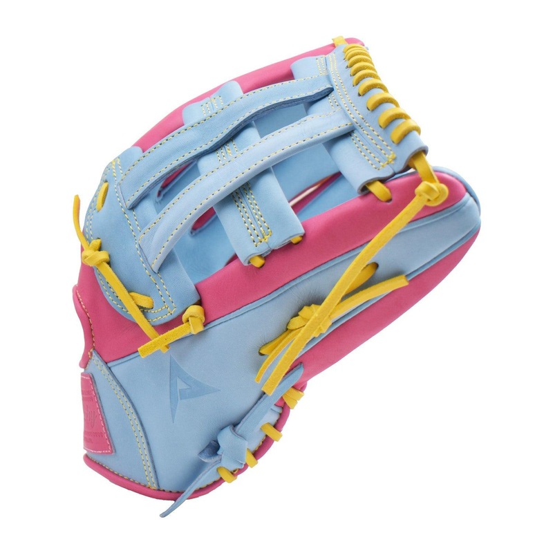 Anarchy Kip Leather Premium Softball Fielding Glove – AFG005 (Carolina/Pink)