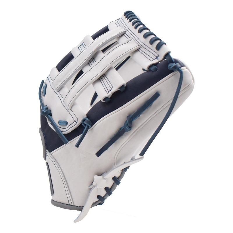 Anarchy Kip Leather Premium Softball Fielding Glove – AFG006 (Navy/White)