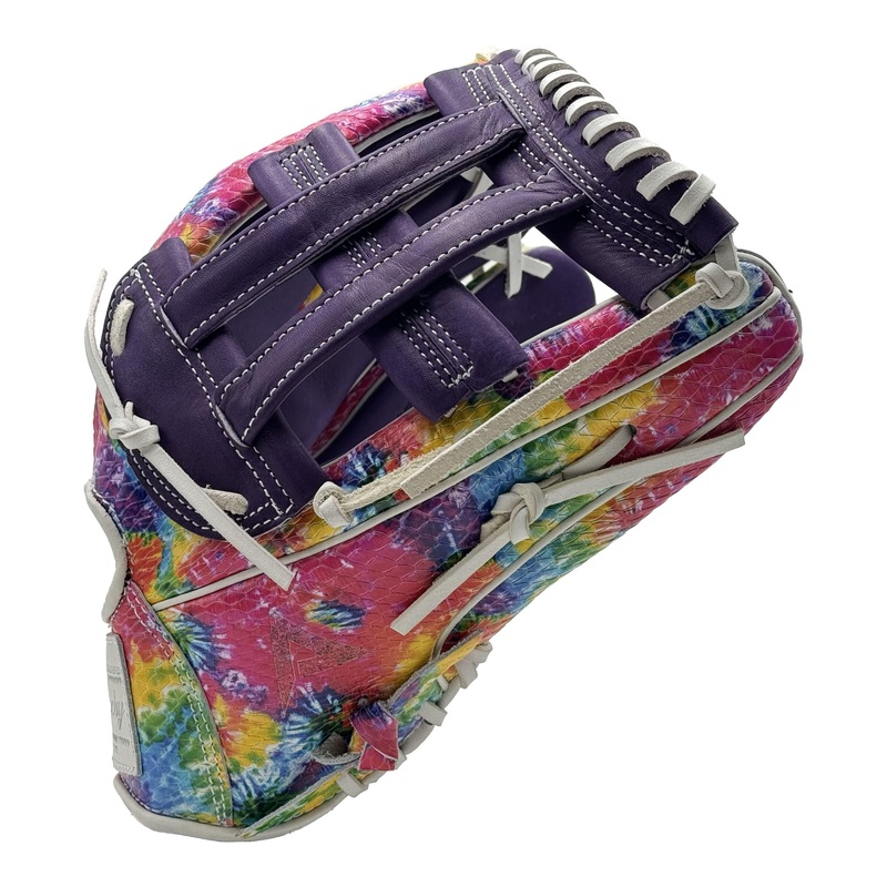 Anarchy Kip Leather Premium Softball Fielding Glove – AFG007 (Tie-Dye)